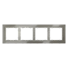 Изображение Рамка стеклянная VOLTUM S70 на 4 поста (шелк, стекло)